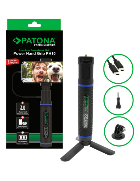 PATONA PREMIUM GRIP POWER HAND PH10 CON POWER BANK